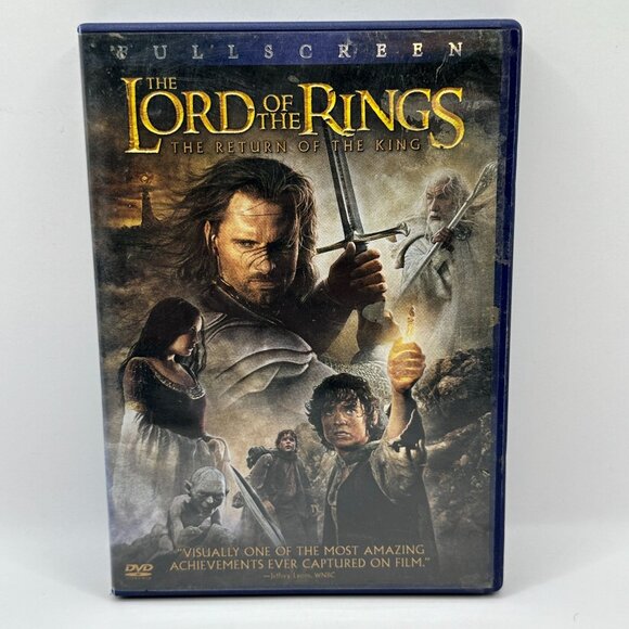 The Lord Of The Rings The Return Of The King PG13 Viggo Mortensen DVD Fullscreen - Picture 2 of 5